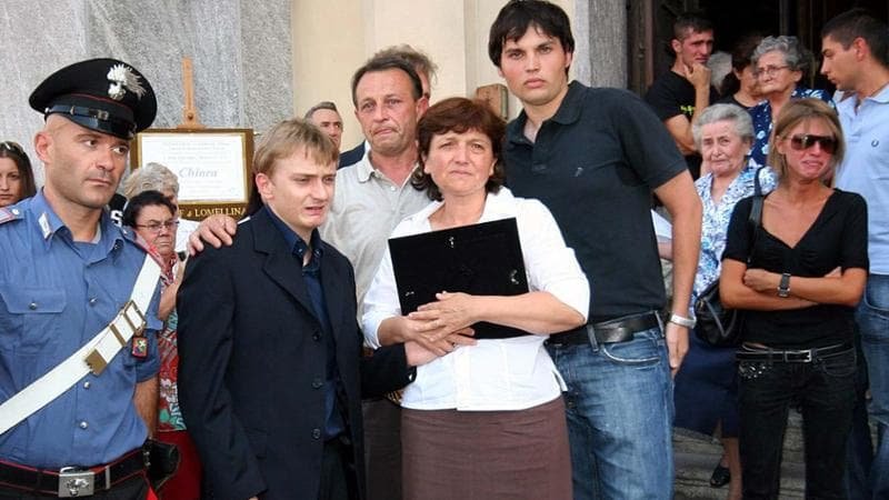 I funerali di Chiara Poggi a Garlasco